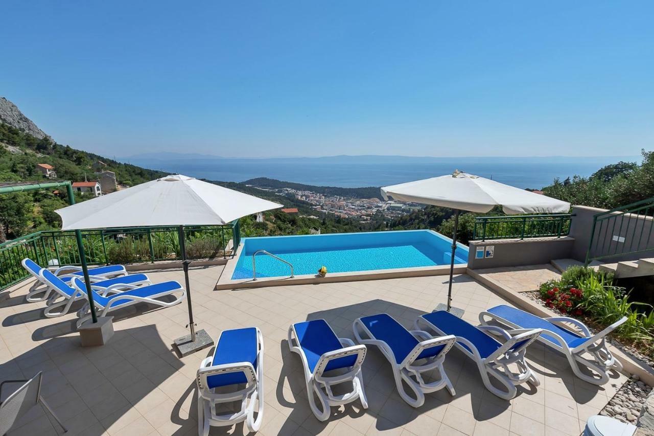 Villa Makar,Heated Pool,Gym,Grill,Seaview 마카르스카 외부 사진