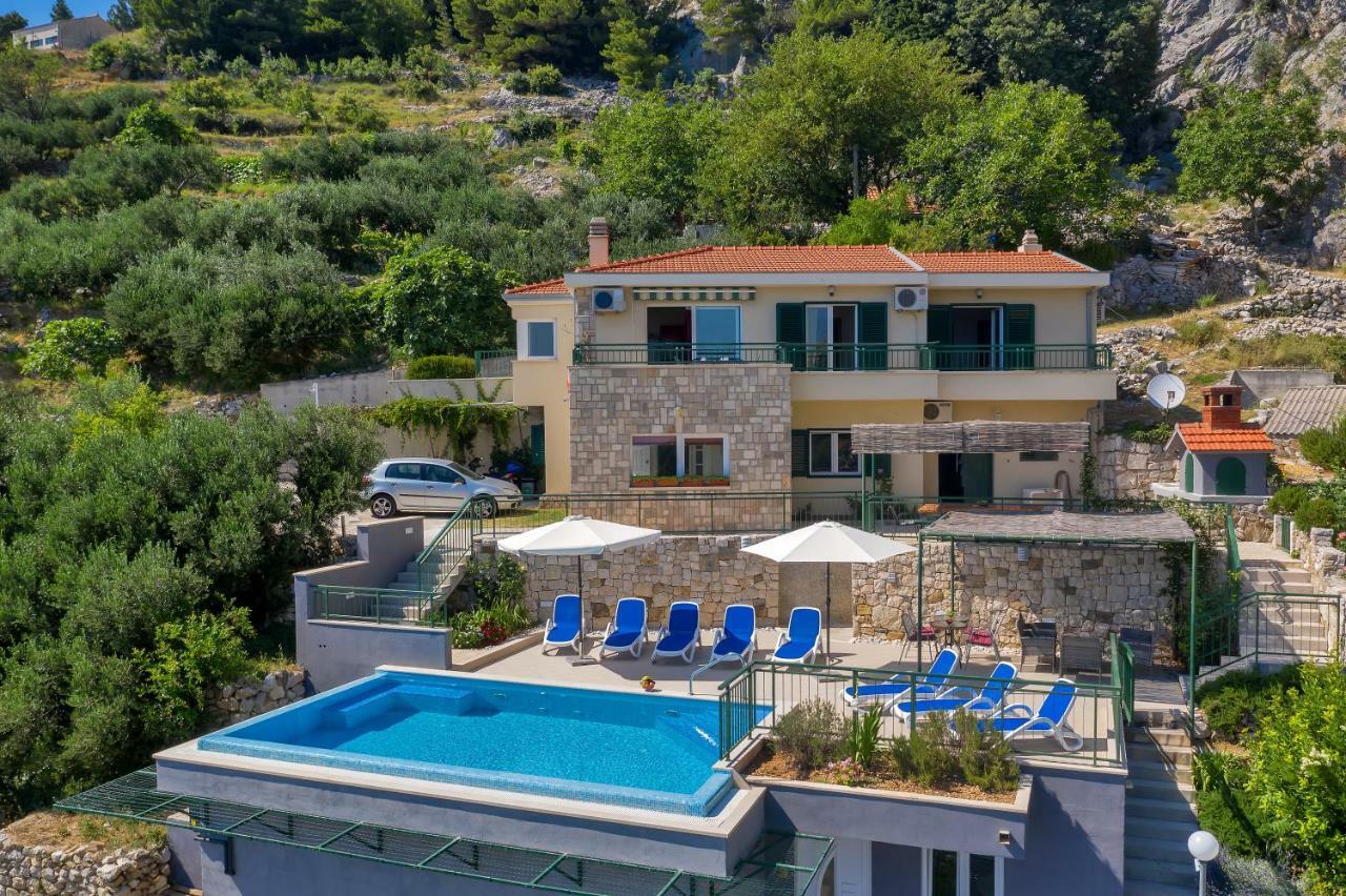 Villa Makar,Heated Pool,Gym,Grill,Seaview 마카르스카 외부 사진